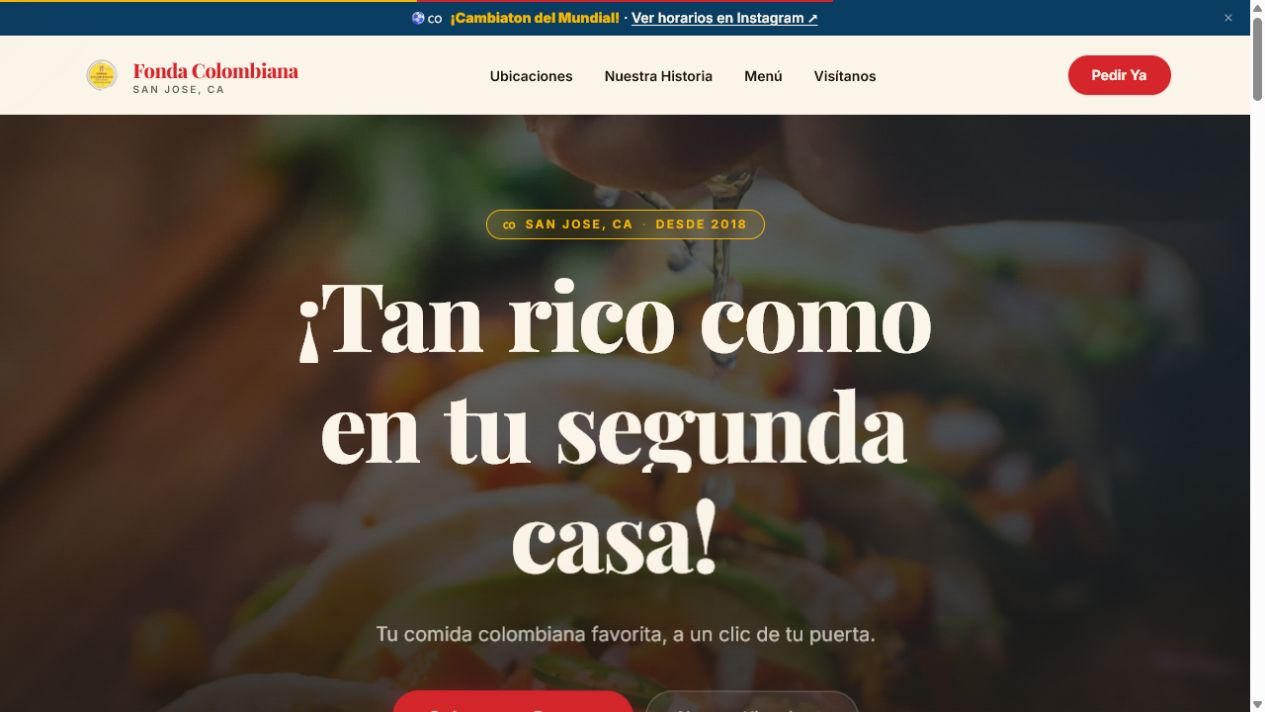 Fonda Colombiana SJ website